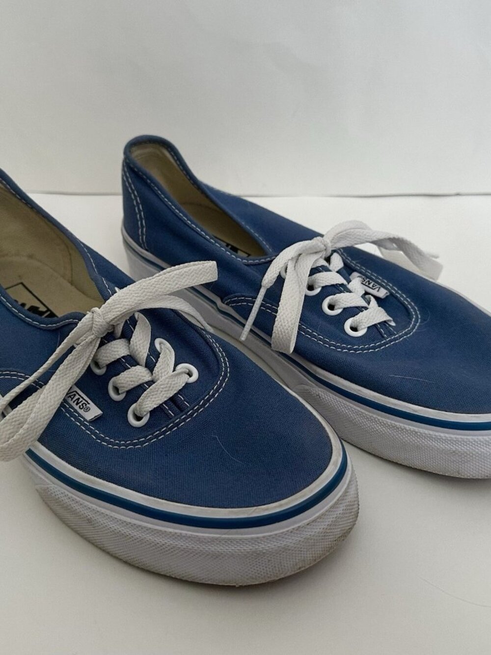 EUC Vans Authentic Navy Blue Unisex Mens 6 Womens 7.5